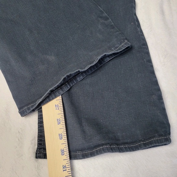 Silver‎ Jeans Suki Boot Women's 34x32 Black Stretch Denim Bootcut Western Y2K - Picture 8 of 11